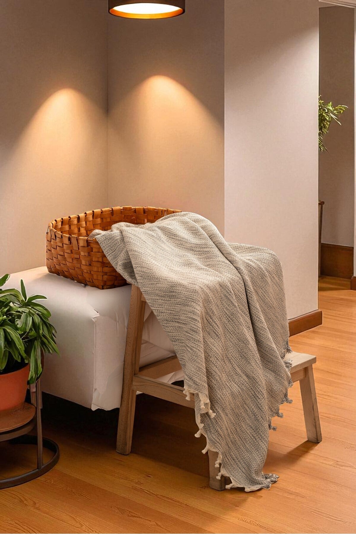 Yumuşak Çift Kişilik Pike, Doğal Pamuk Koltuk Örtüsü, Çok Amaçlı Örtü 200x240 Cm