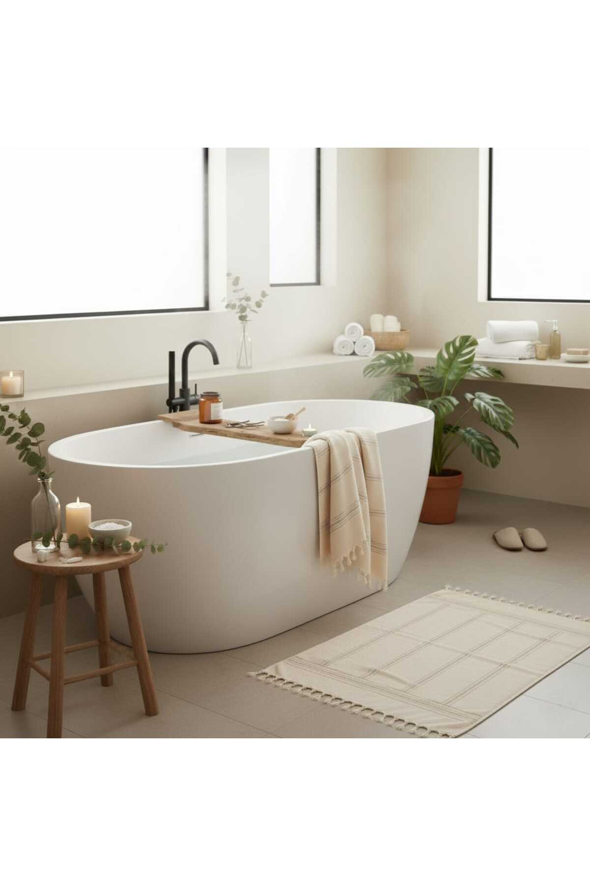 Pamuk, Yumuşak Lüks Banyo Havlusu, Peştamal 100x180 cm.