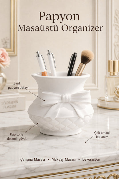 Papyon Kalemlik Masaüstü Organizer Çok Amaçlı 13 cm
