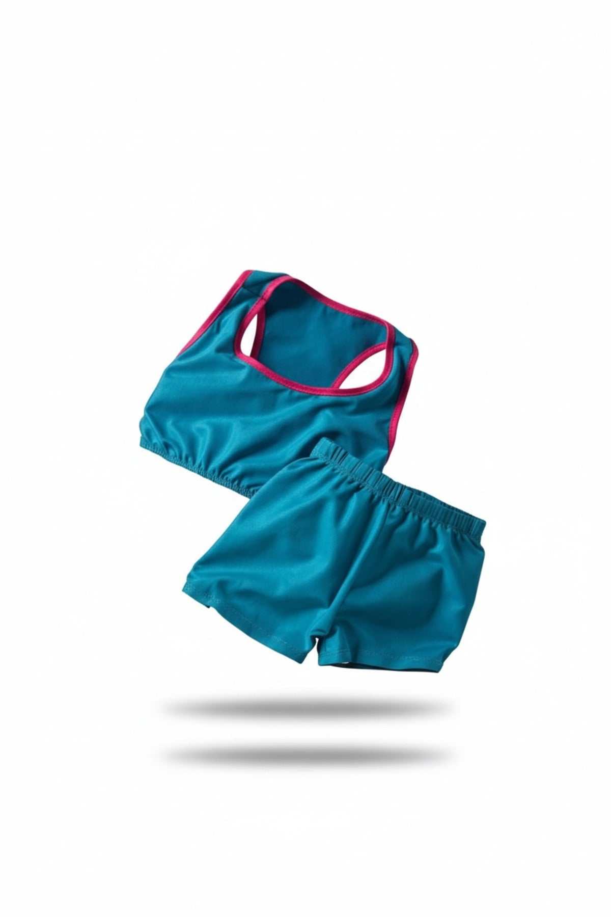 Kız cocuk mavi-pembe mayo-bikini 8-13 yaş