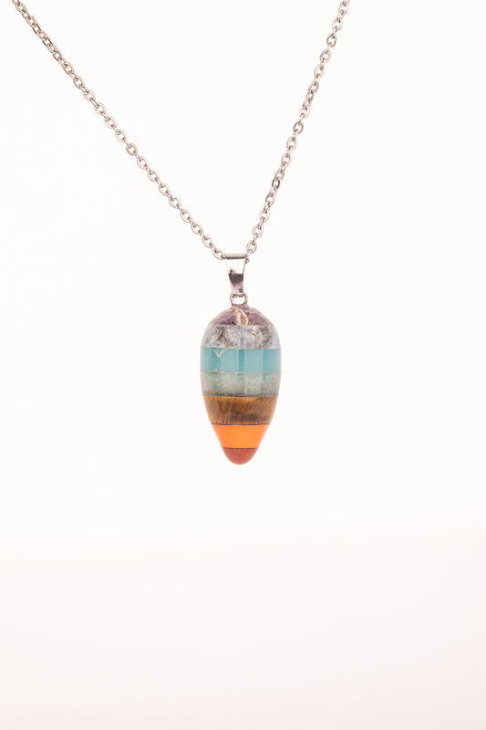 7 Çakra Doğal Taş Enerji Kolye