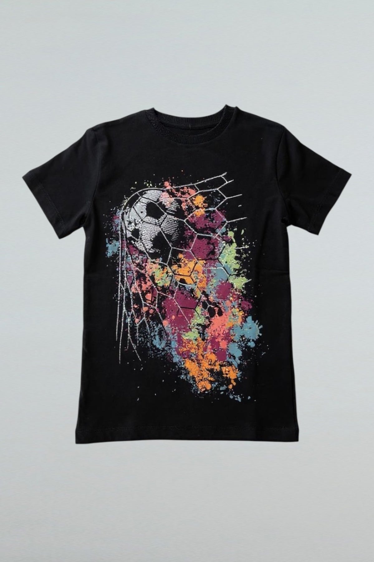 Erkek Çocuk Desenli Kısa Kollu Yazlık Tişört