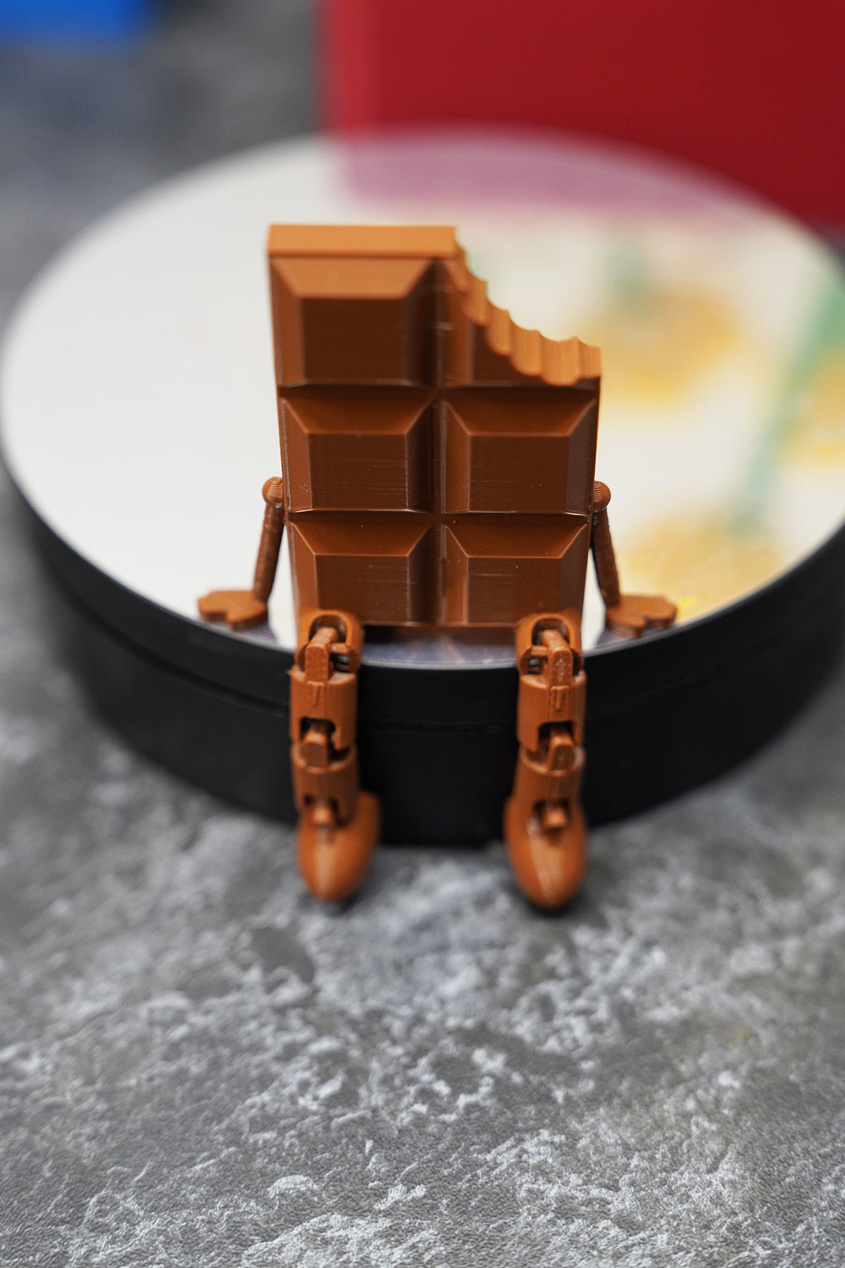 Çikolata Dekoratif Obje - Kahve Köşesi - 7 Cm