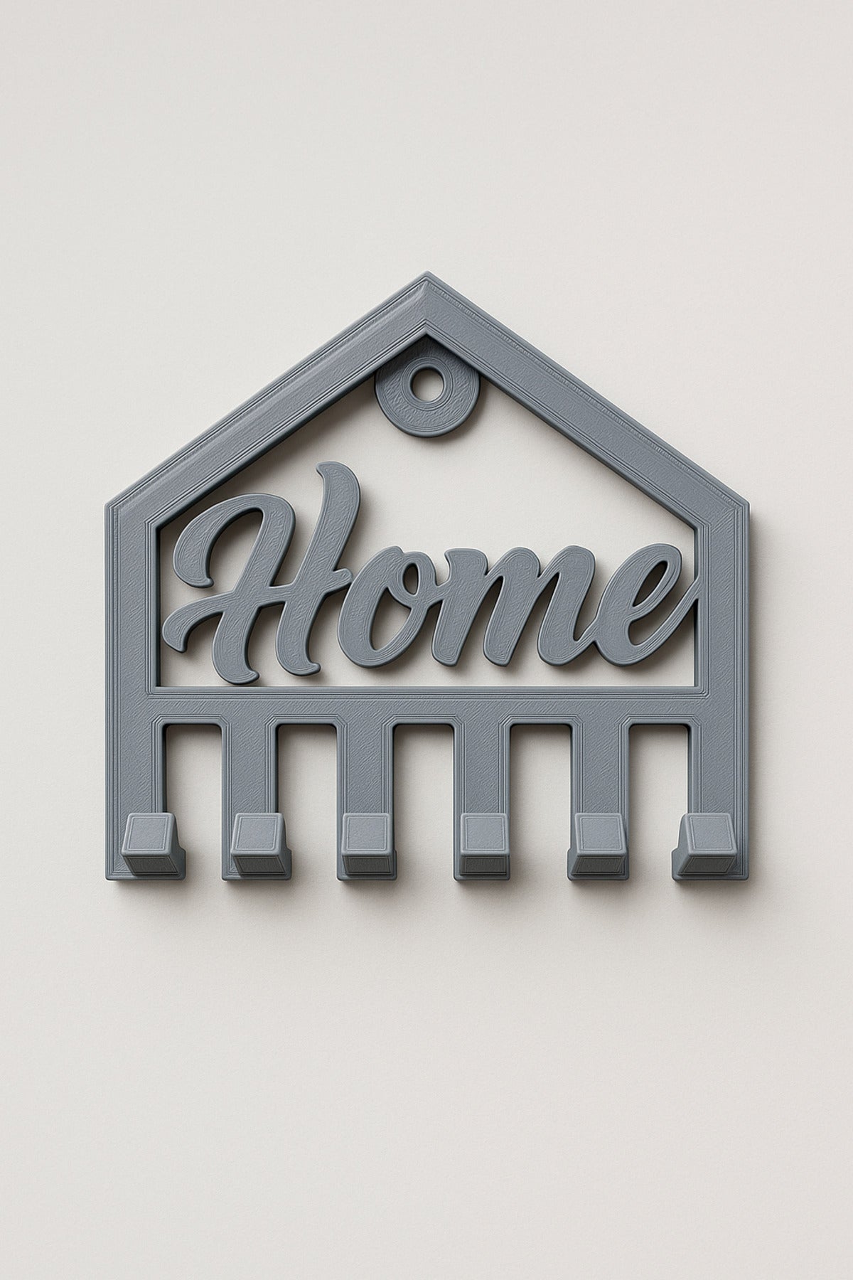 Dekoratif Açılır Kapanır Anahtar Askı Home Detay 15 X 15 Cm