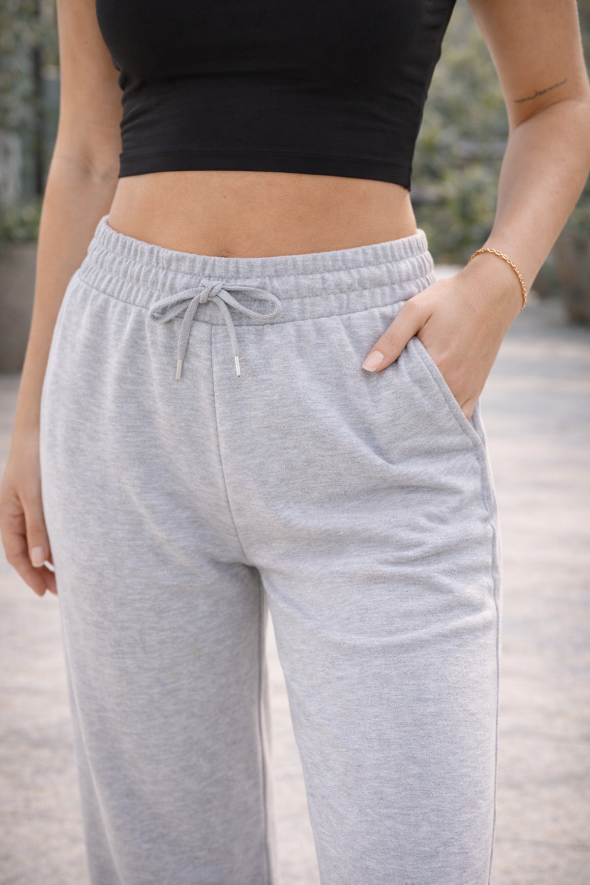 Kadın İki İplik Oversize Lastikli Paça Modal Eşofman Altı – Rahat Kesim S-2XL