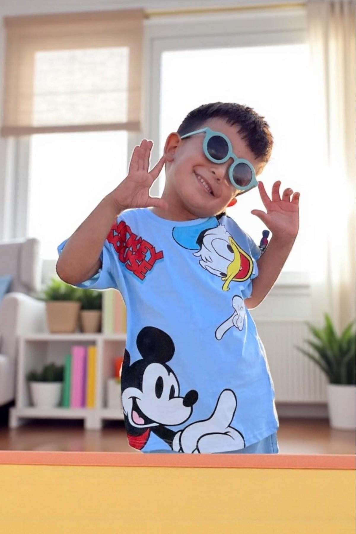 Karekter Temalı Erkek Çocuk Takım – Mavi - Lacivert - Mavi