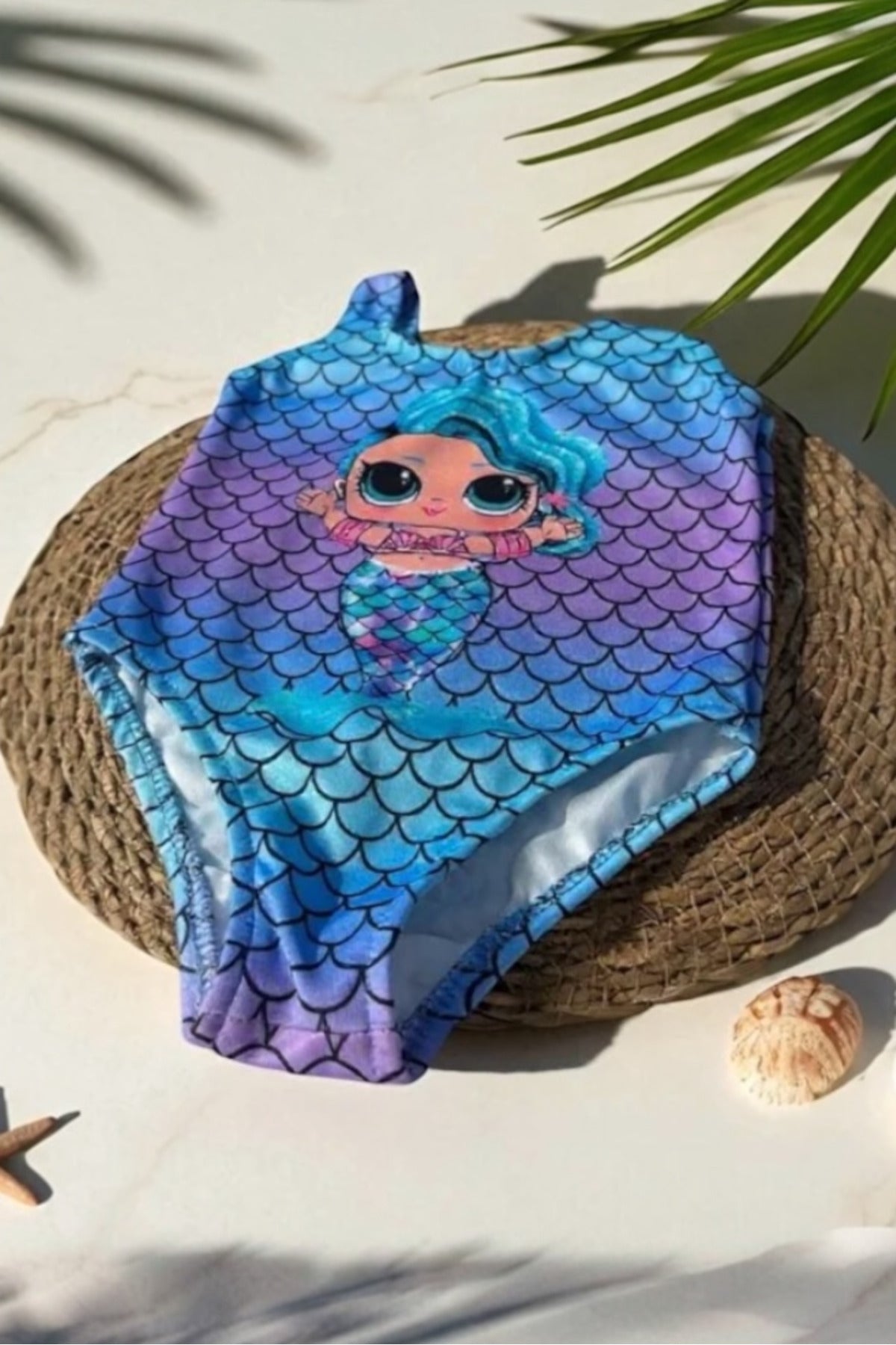 Kız Çocuk Bebek Desenli Mayo - Bikini