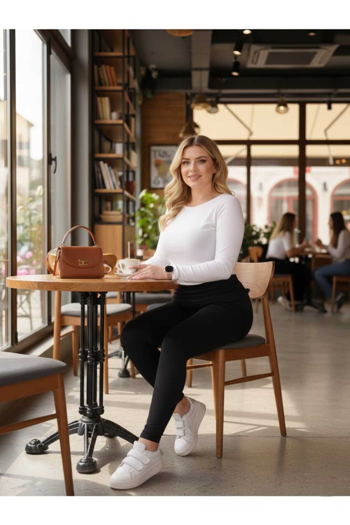 Kadın Büyük Beden BATTAL Toparlayıcı Yüksek Bel Premium kumaş Tayt