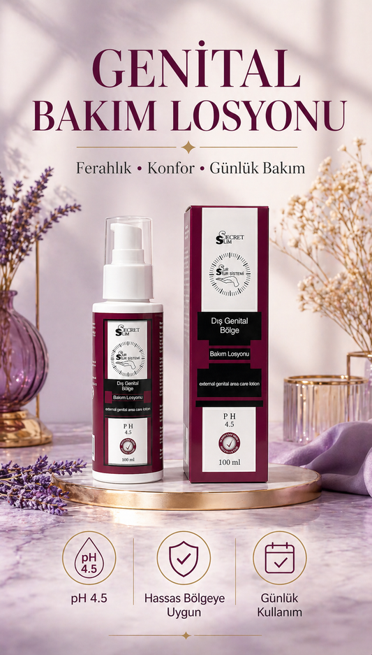 Genital Bölge Daraltıcı Losyon Genital Genişlik Idrar Kaçırma Akıntı Koku Siğil Mantar Kremi(100 ML)