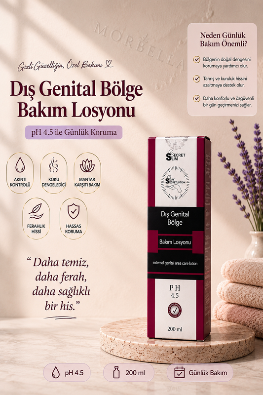 Genital Bölge Daraltıcı Losyon Genital Genişlik Idrar Kaçırma Akıntı Koku Siğil Mantar Kremi (200 ML)